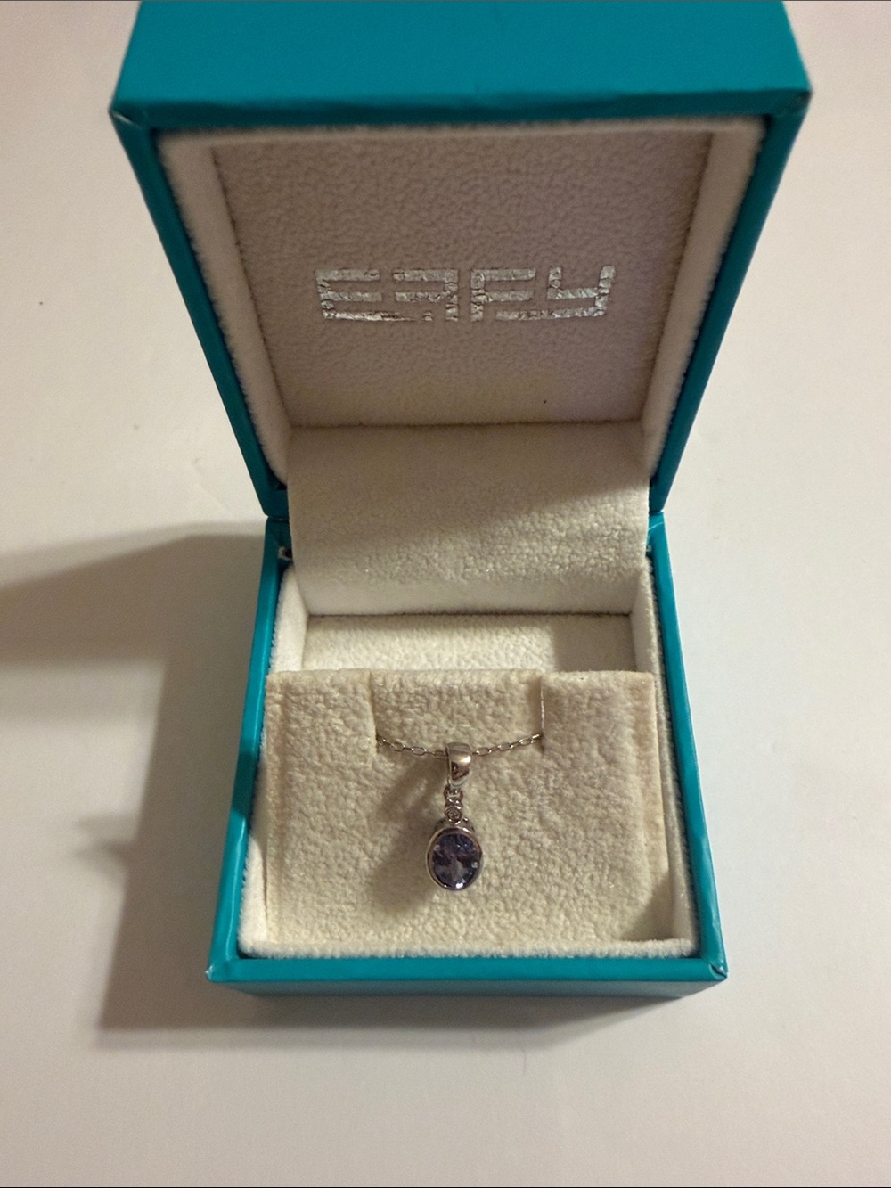 EFFY. Sterling Silver Oval Lavender Pendant Necklace